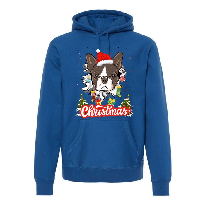 French Bulldog Christmas Idea For And Xmas Frenchie Gift Premium Hoodie