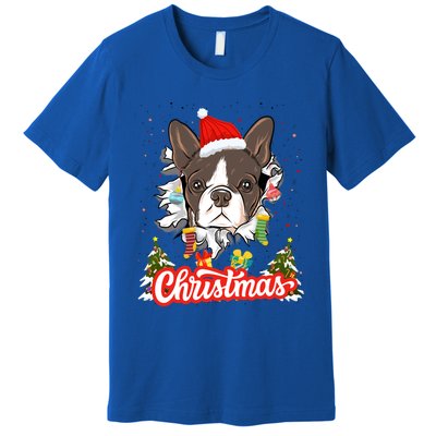 French Bulldog Christmas Idea For And Xmas Frenchie Gift Premium T-Shirt