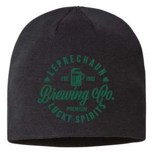 Funny Brewing Co St Patricks Day Leprechaun Lucky Spirits Sustainable Beanie