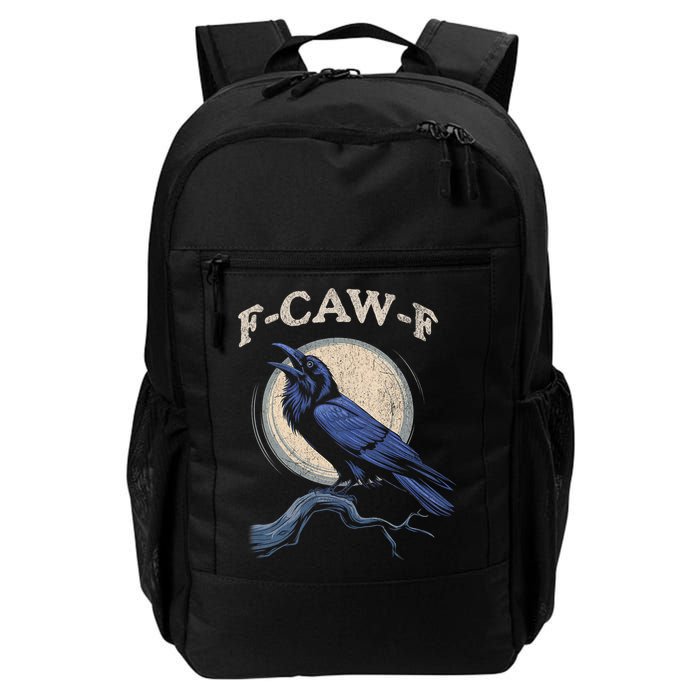 Funny Black Crow F-Caw-F Crow Lover Backpack
