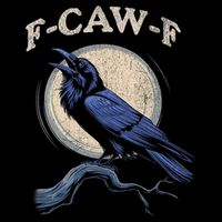 Funny Black Crow F-Caw-F Crow Lover Drawstring Bag
