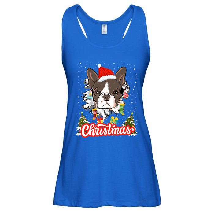 French Bulldog Christmas Idea For And Xmas Frenchie Cool Gift Ladies Essential Flowy Tank