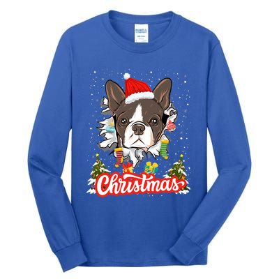 French Bulldog Christmas Idea For And Xmas Frenchie Cool Gift Tall Long Sleeve T-Shirt