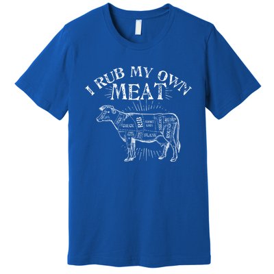 Funny Bbq Chef Gift I Rub My Own Meat Joke Chef Gift Funny Gift Premium T-Shirt