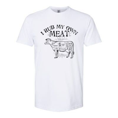 Funny Bbq Chef Gift I Rub My Own Meat Joke Chef Gift Funny Gift Softstyle® CVC T-Shirt