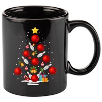 Funny Bowling Christmas Tree Lights Xmas Gifts 11oz C Handle Ceramic Mug