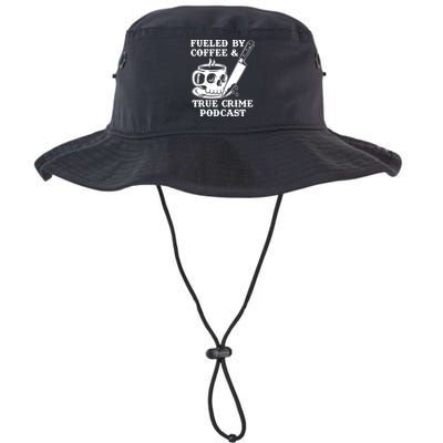 Fueled By Coffee And True Crime Podcast Bucket Hat