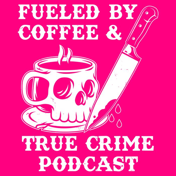 Fueled By Coffee And True Crime Podcast Women's V-Neck T-Shirt