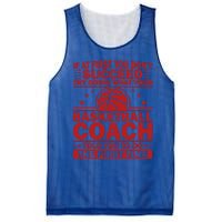 Funny Basketball Coaching Team Player Sports Meaningful Gift Mesh Reversible Basketball Jersey Tank