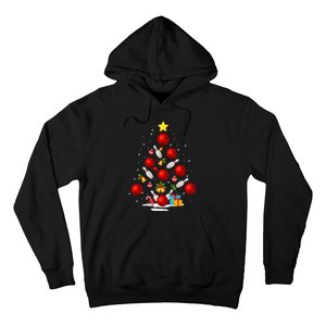 Funny Bowling Christmas Tree Lights Xmas Gifts Hoodie