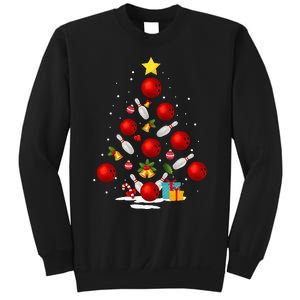 Funny Bowling Christmas Tree Lights Xmas Gifts Sweatshirt