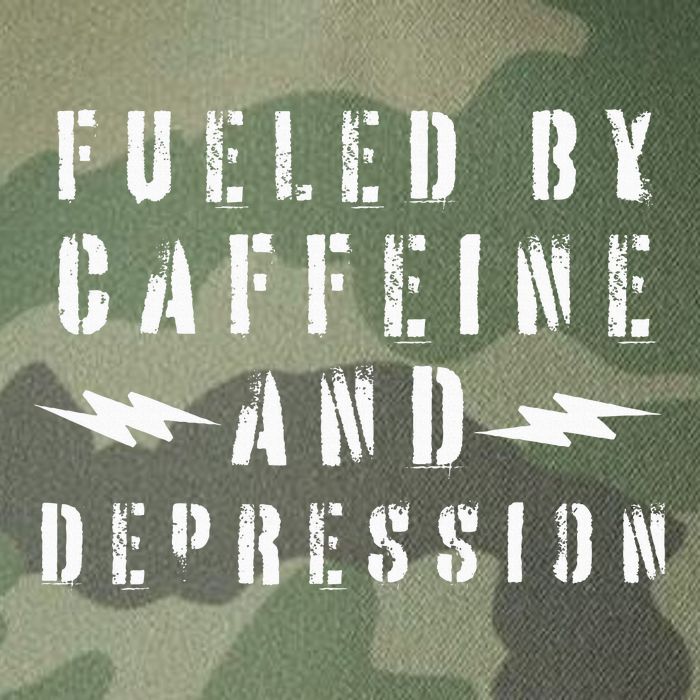 Fueled By Caffeine And Depression Legacy Tie Dye Trucker Hat