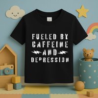 Fueled By Caffeine And Depression Toddler T-Shirt