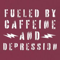 Fueled By Caffeine And Depression 16oz Travel Tumbler