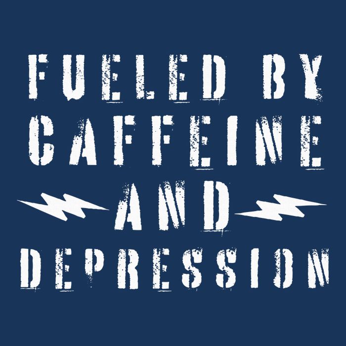 Fueled By Caffeine And Depression Infant Baby Jersey Bodysuit