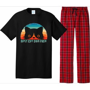 Funny Best Cat Dad Fathers Day Gift From Wife Son Daughter Pajama Set