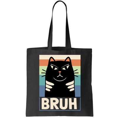 Funny Black Cat Meme Bag