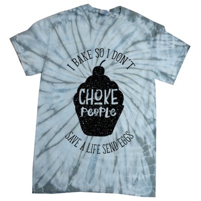 Funny Baking Cupcake Pastry For Women Tie-Dye T-Shirt