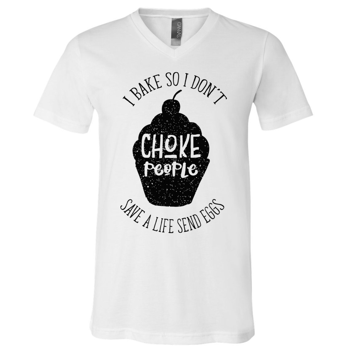Funny Baking Cupcake Pastry For Women V-Neck T-Shirt