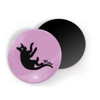 Flow Black Cat Magnet