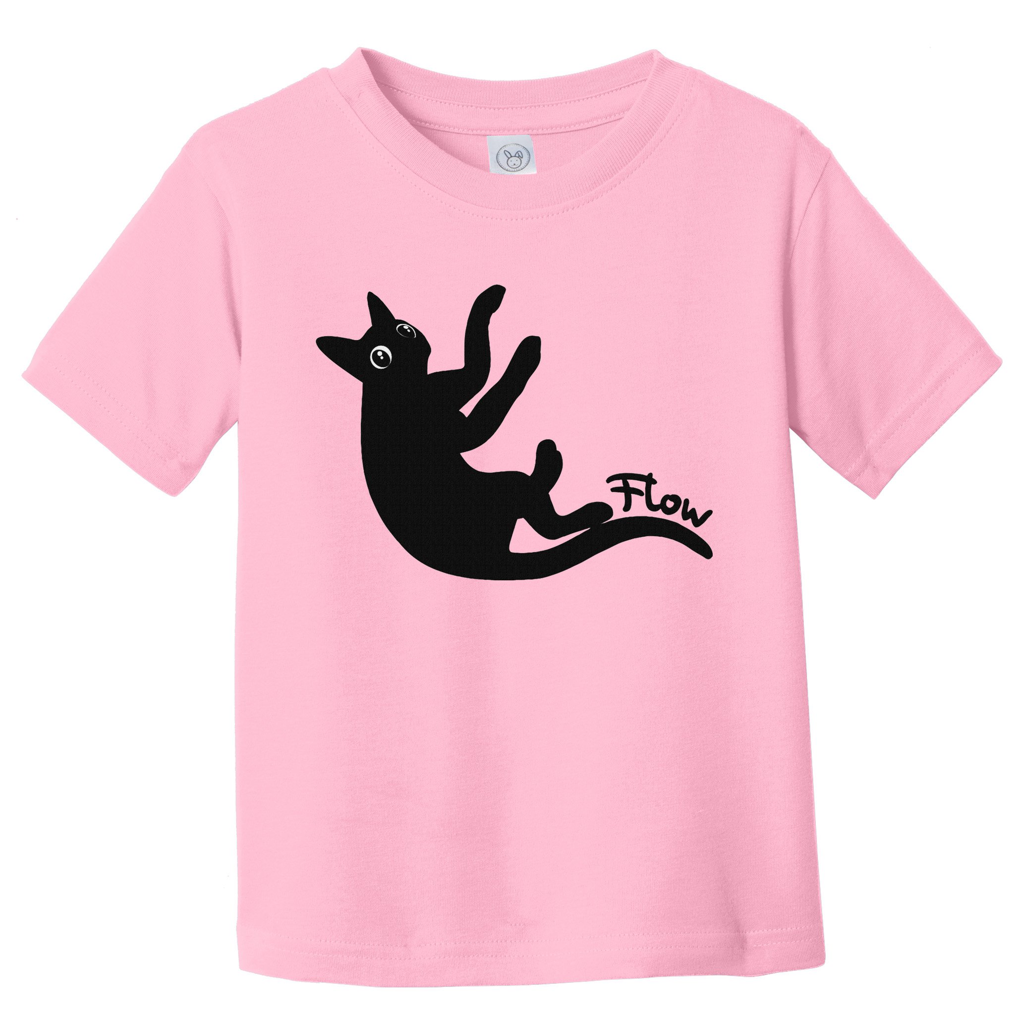 Flow Black Cat Toddler T-Shirt