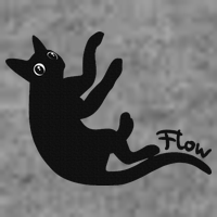 Flow Black Cat Tall Hoodie