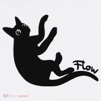 Flow Black Cat 11oz C Handle Ceramic Mug