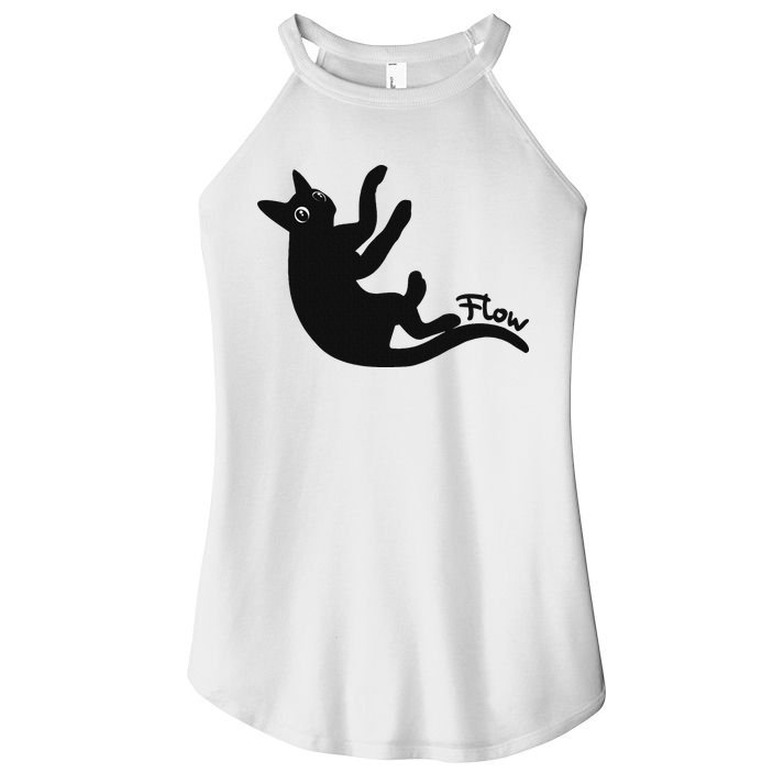 Flow Black Cat Women's Perfect Tri Rocker Tank
