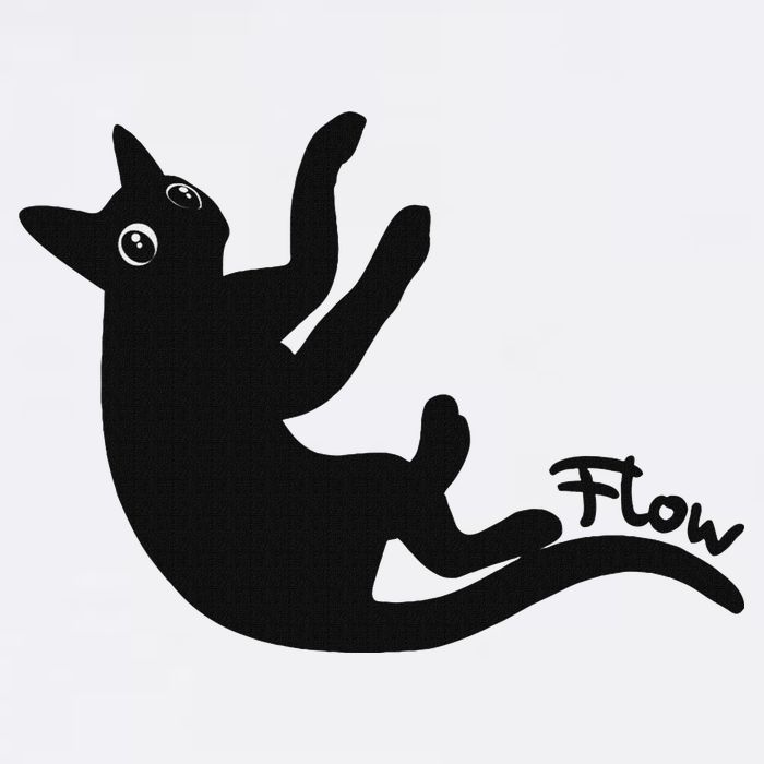 Flow Black Cat Wool Snapback Cap