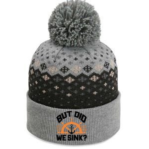 Funny Boat Captain Gift For Boater Men Women Cool Boating The Baniff Cuffed Pom Beanie