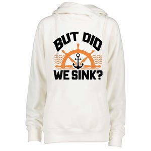 Funny Boat Captain Gift For Boater Men Women Cool Boating Womens Funnel Neck Pullover Hood