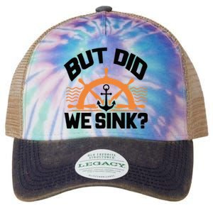 Funny Boat Captain Gift For Boater Men Women Cool Boating Legacy Tie Dye Trucker Hat