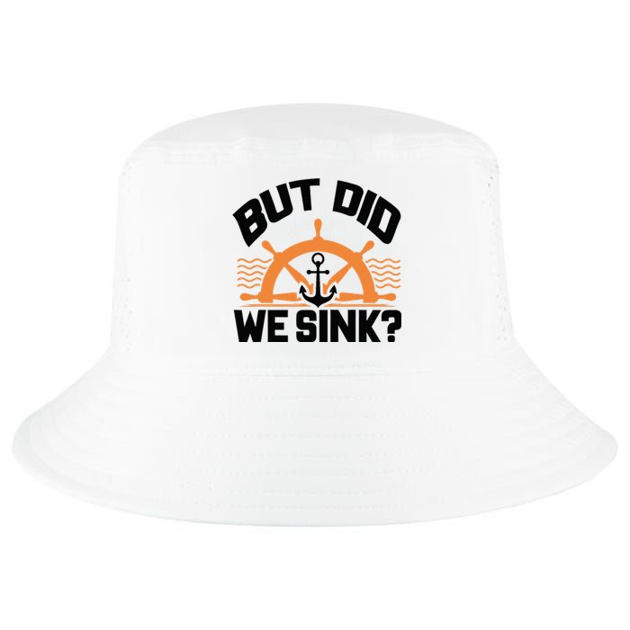 Funny Boat Captain Gift For Boater Men Women Cool Boating Cool Comfort Performance Bucket Hat