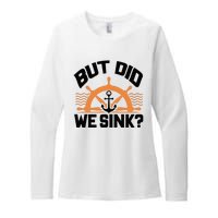 Funny Boat Captain Gift For Boater Men Women Cool Boating Womens CVC Long Sleeve Shirt