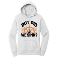 Funny Boat Captain Gift For Boater Men Women Cool Boating Women's Pullover Hoodie