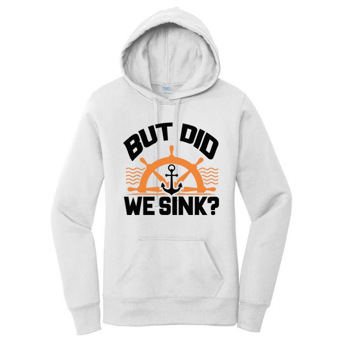 Funny Boat Captain Gift For Boater Men Women Cool Boating Women's Pullover Hoodie