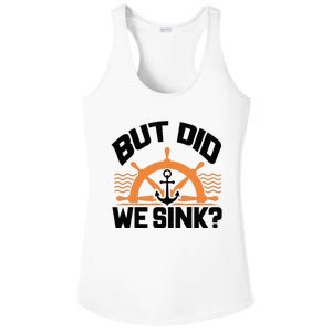 Funny Boat Captain Gift For Boater Men Women Cool Boating Ladies PosiCharge Competitor Racerback Tank