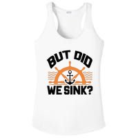 Funny Boat Captain Gift For Boater Men Women Cool Boating Ladies PosiCharge Competitor Racerback Tank