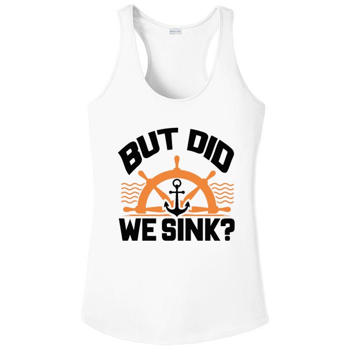 Funny Boat Captain Gift For Boater Men Women Cool Boating Ladies PosiCharge Competitor Racerback Tank