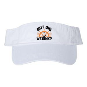 Funny Boat Captain Gift For Boater Men Women Cool Boating Valucap Bio-Washed Visor