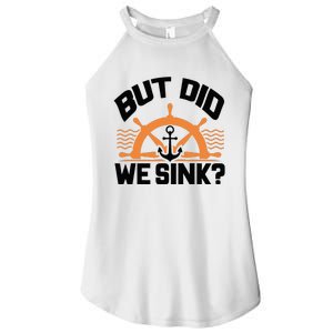 Funny Boat Captain Gift For Boater Men Women Cool Boating Women's Perfect Tri Rocker Tank