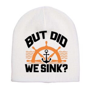 Funny Boat Captain Gift For Boater Men Women Cool Boating Short Acrylic Beanie