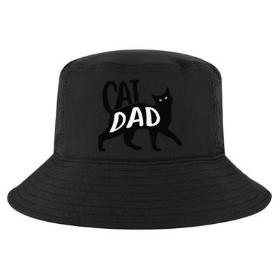 Funny Best Cat Dad Fathers Day Kitty Lover Daddy Papa Christmas Cool Comfort Performance Bucket Hat