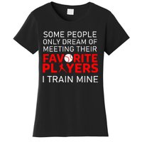 Funny Baseball Coach Trainer Bat And Ball Sports Lover Quote Women's T-Shirt