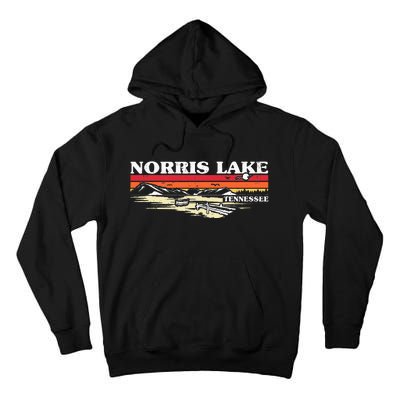 Fishing Boating Camping Lake Vacation Norris Lake Tall Hoodie