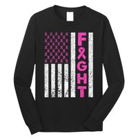 Fight Breast Cancer Kids Breast Cancer Awareness Items Long Sleeve Shirt