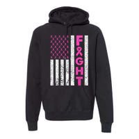 Fight Breast Cancer Kids Breast Cancer Awareness Items Premium Hoodie