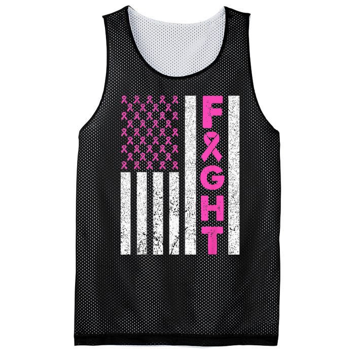 Fight Breast Cancer Kids Breast Cancer Awareness Items Mesh Reversible Basketball Jersey Tank