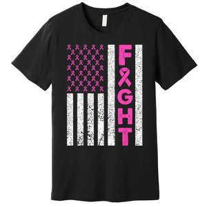 Fight Breast Cancer Kids Breast Cancer Awareness Items Premium T-Shirt