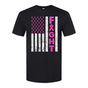 Fight Breast Cancer Kids Breast Cancer Awareness Items Softstyle CVC T-Shirt